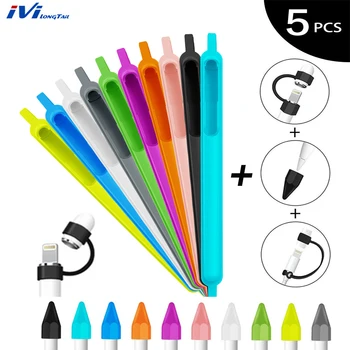 5pks Screen Pen Tablet Pencil Holder For Apple iPad Pro Pencil 9.7" 10.5 12.9 Sleeve Stylus Soft Silicone Case Cover Cap Pouch
5pks Screen Pen Tablet Pencil Holder For Apple iPad Pro Pencil 9.7" 10.5 12.9 Sleeve Stylus Soft Silicone Case Cover Cap Pouch