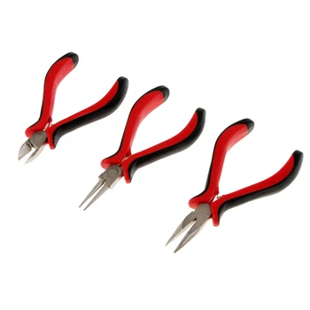 3 Piece/Set Mini Jewelry Making Pliers Beading Tool Kit DIY Pliers Set Handmade Beadwork Cutting Wire
3 Piece/Set Mini Jewelry Making Pliers Beading Tool Kit DIY Pliers Set Handmade Beadwork Cutting Wire