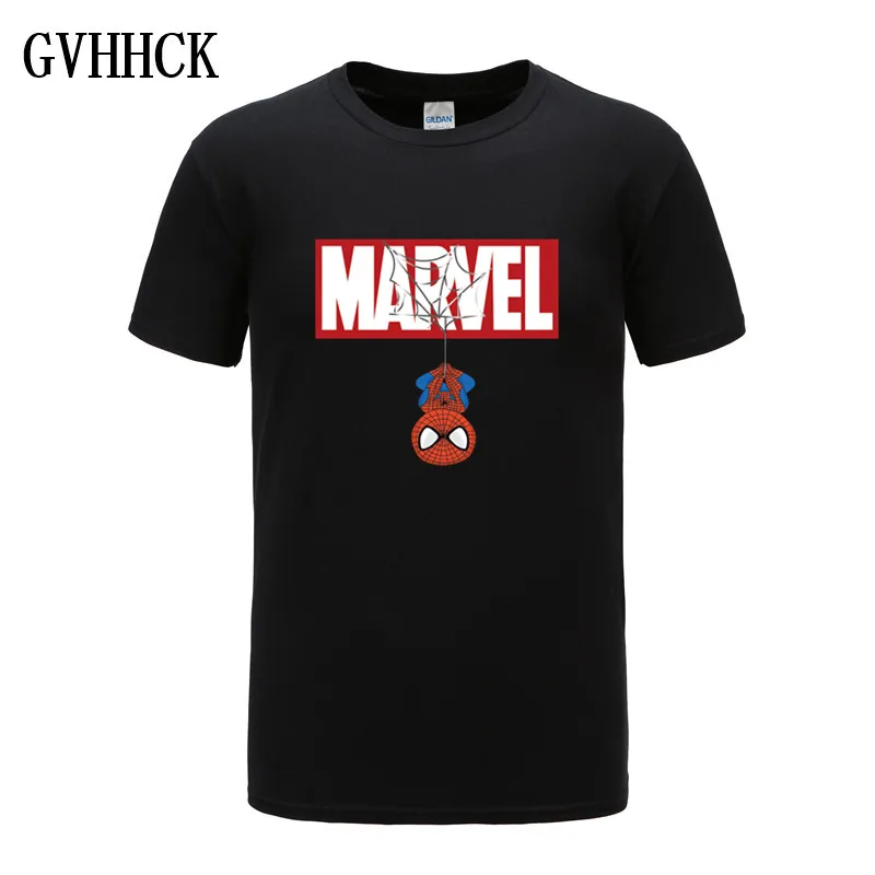 

New 2019 Batman Spiderman Ironman Superman Captain America Winter soldier Marvel T shirt Avengers Costume Comics Superhero mens