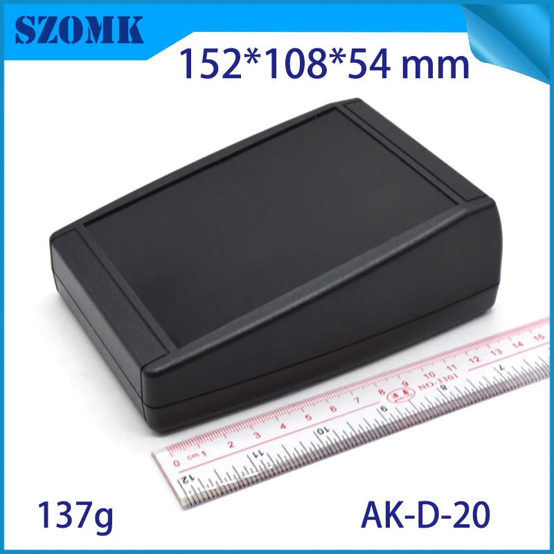 1 piece, 108*152*54mm szomk plastic box for electronic components abs instrument enclosure switch box desktop plastic case
1 piece, 108*152*54mm szomk plastic box for electronic components abs instrument enclosure switch box desktop plastic case