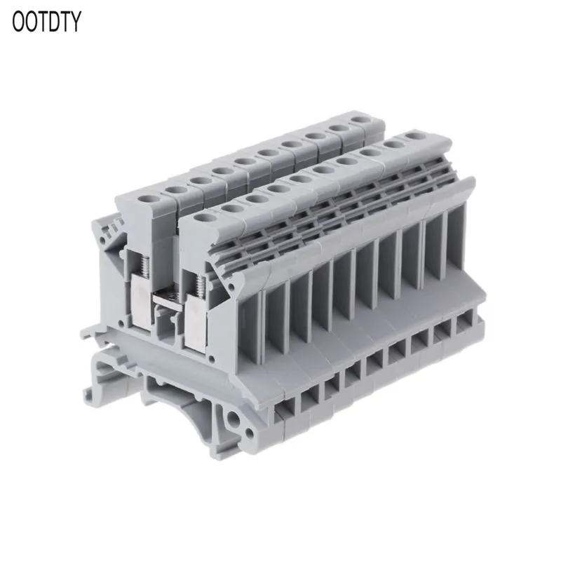 OOTDTY 10Pcs/set UK-2.5B Terminal Block Screw General Application PCB Din Rail Wiring Termianl connector
OOTDTY 10Pcs/set UK-2.5B Terminal Block Screw General Application PCB Din Rail Wiring Termianl connector