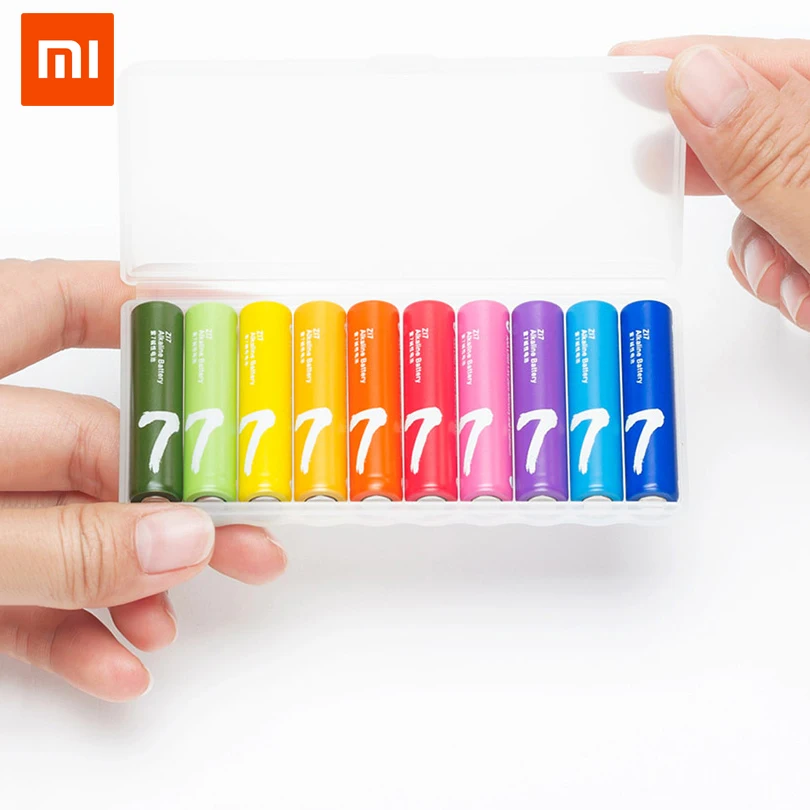 10PCS/Lot XIAOMI ZMI ZI7 AAA Alkaline Battery Rainbow Disposable Batteries Kit for Camera Mouse Keyboard Controller Toys H35
10PCS/Lot XIAOMI ZMI ZI7 AAA Alkaline Battery Rainbow Disposable Batteries Kit for Camera Mouse Keyboard Controller Toys H35