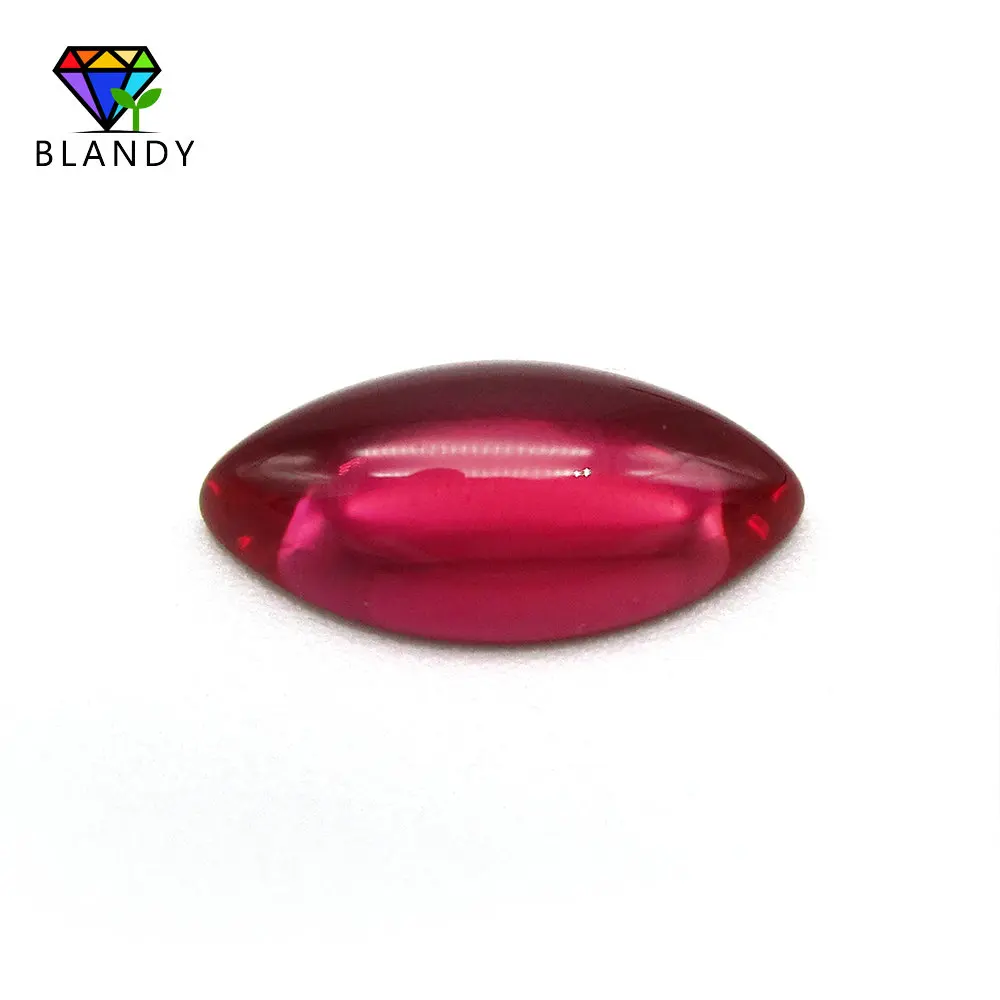 Factory Price 5A Quality Loose #5 Red Stones 2x4~8x16mm Marquise Cabochon Cut Synthetic Corundum Stone For Jewelry
Factory Price 5A Quality Loose #5 Red Stones 2x4~8x16mm Marquise Cabochon Cut Synthetic Corundum Stone For Jewelry