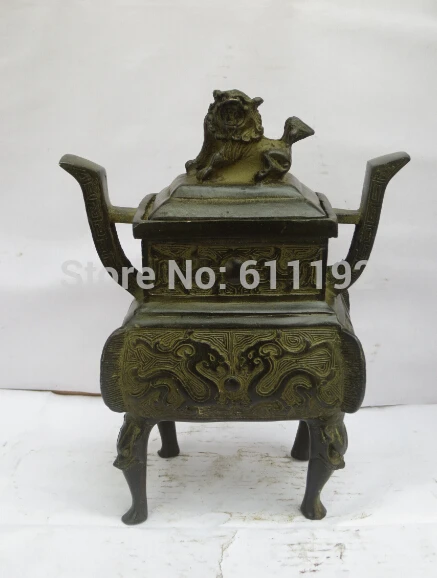 Antique home decoration hand-carved bronze Lion Dragon sculpture Incense burner,Censer Metal crafts
Antique home decoration hand-carved bronze Lion Dragon sculpture Incense burner,Censer Metal crafts