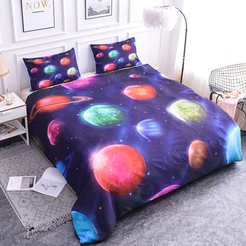 ZEIMON Home Decoration 2/3pcs Duvet Cover Set Galaxy Printed With Pillowcase 3d Bedding Set Queen Size Bedclothes For Kids
ZEIMON Home Decoration 2/3pcs Duvet Cover Set Galaxy Printed With Pillowcase 3d Bedding Set Queen Size Bedclothes For Kids