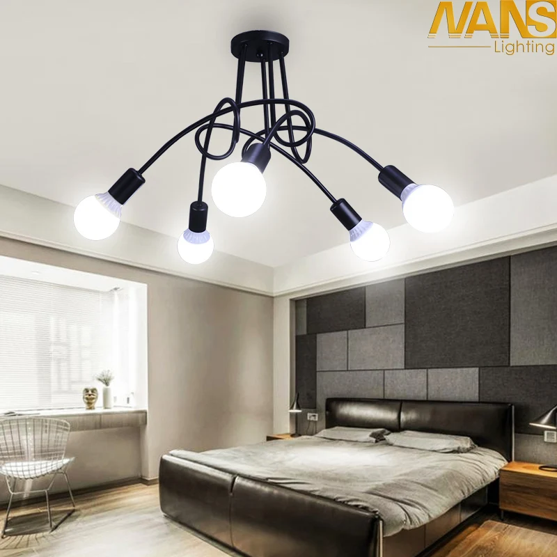 Vintage Modern LED warm light Ceiling Light Wrought Iron Luminaria E27 Bulb Lighting Fixtures for restaurant home decoration
Vintage Modern LED warm light Ceiling Light Wrought Iron Luminaria E27 Bulb Lighting Fixtures for restaurant home decoration