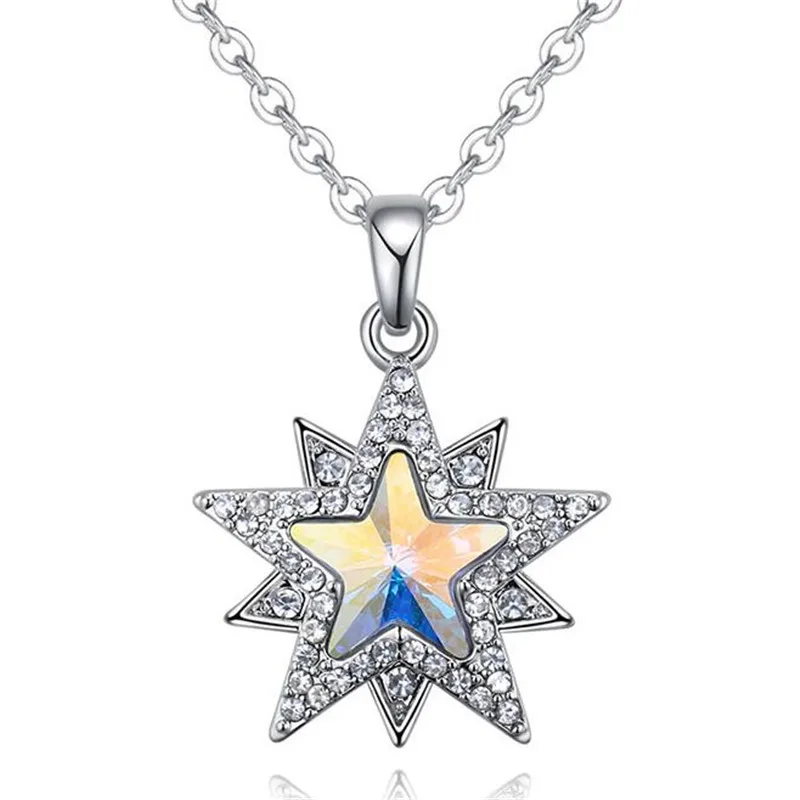 SHDEDE Crystal from Swarovski Star Pendants Necklace Chain For Women Rhinestone Jewelry Anniversary Lover's Xmas Gift -26212
SHDEDE Crystal from Swarovski Star Pendants Necklace Chain For Women Rhinestone Jewelry Anniversary Lover's Xmas Gift -26212