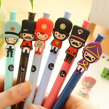 6 PCS Cartoon Soldier Gel Pens Caneta Kawaii Automatic Ink Pens For School Writing Gift Cute Korean Stationery Office Supplies
6 PCS Cartoon Soldier Gel Pens Caneta Kawaii Automatic Ink Pens For School Writing Gift Cute Korean Stationery Office Supplies
