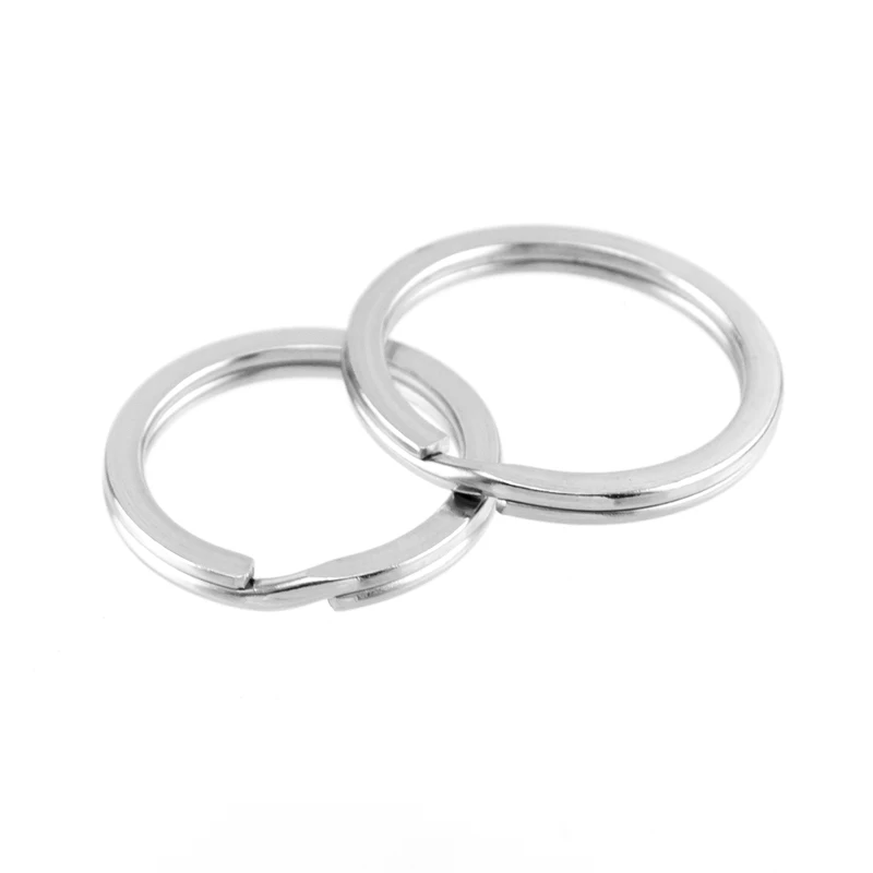 100% Stainless Steel 2mm Split Key Ring 25mm/30mm/32mm/35mm Flat Key Chain DIY Keyring Connectors for Jewelry Making
100% Stainless Steel 2mm Split Key Ring 25mm/30mm/32mm/35mm Flat Key Chain DIY Keyring Connectors for Jewelry Making