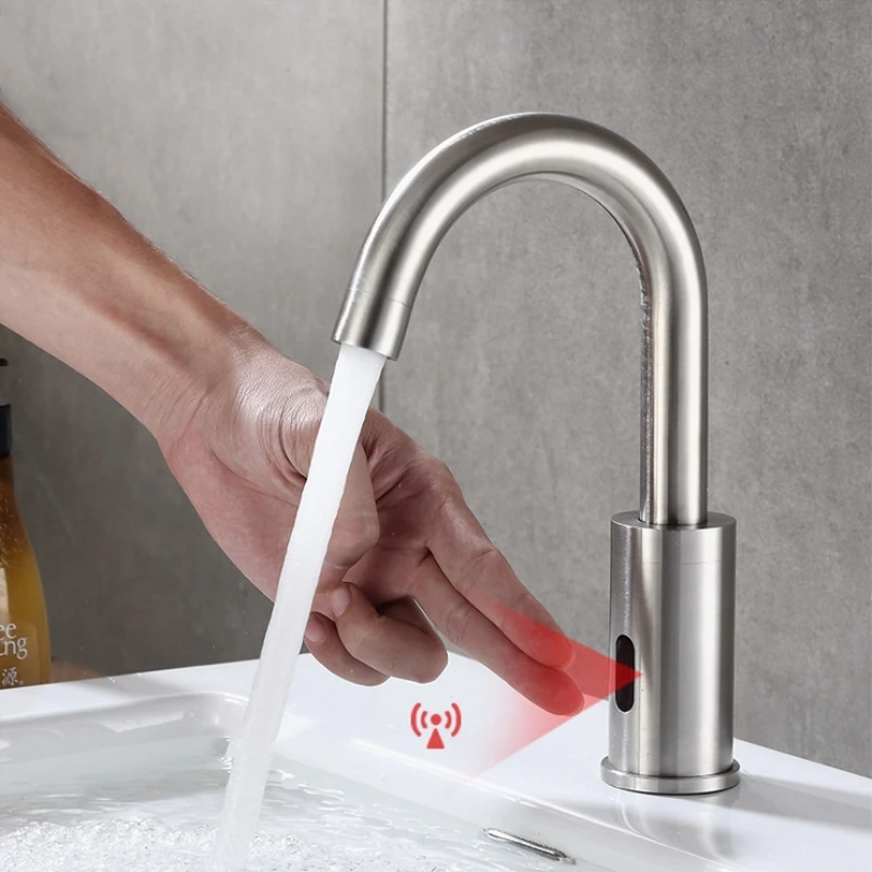 Basin Faucets Sensor Automatic infrared Bathroom Sink Faucet Touchless Inductive Electric Deck Toilet Wash Mixer Water Tap
Basin Faucets Sensor Automatic infrared Bathroom Sink Faucet Touchless Inductive Electric Deck Toilet Wash Mixer Water Tap