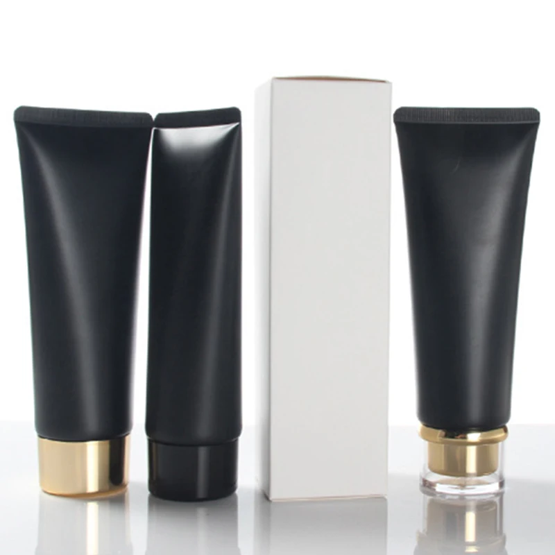 Empty Portable Travel Tubes Squeeze Cosmetic Containers Cream Lotion Plastic Bottles 100ml Black Cosmetic Refillable Bottles
Empty Portable Travel Tubes Squeeze Cosmetic Containers Cream Lotion Plastic Bottles 100ml Black Cosmetic Refillable Bottles