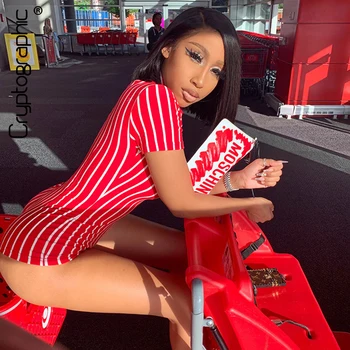 Cryptographic Fashion Striped Slim Sexy Deep V-neck Women's Playsuits Sporty Short Sleeve Female Romper Jumpsuits Clothes Autumn
Cryptographic Fashion Striped Slim Sexy Deep V-neck Women's Playsuits Sporty Short Sleeve Female Romper Jumpsuits Clothes Autumn