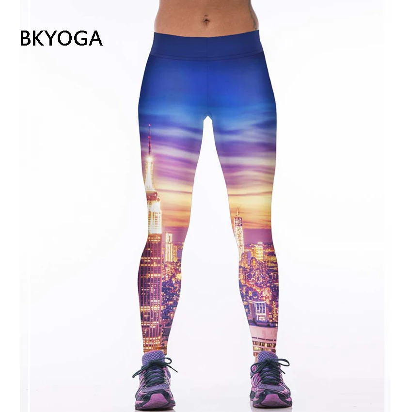 Fashion Women Wide Waist Fitness Pants 3D Printed Fashion City Elastic Fitness Leggings
Fashion Women Wide Waist Fitness Pants 3D Printed Fashion City Elastic Fitness Leggings