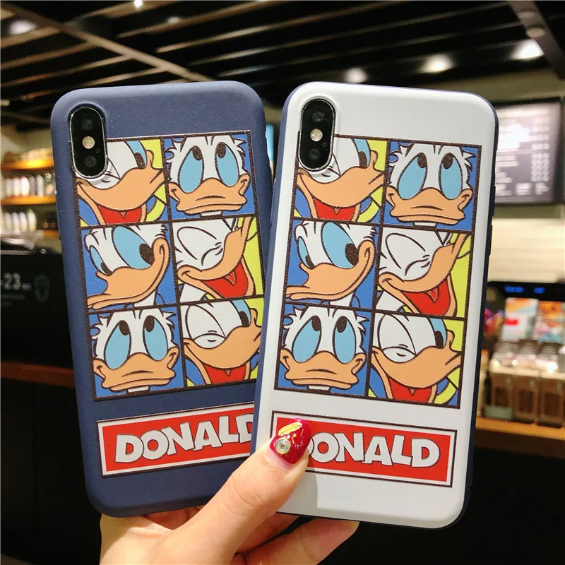 

Cartoon Cut Donald Duck Pattern Soft Phone Case for IPhone 6 6s 6P 6SP 7 7P 8 8P X