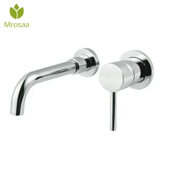 Mrosaa Brass Chrome Bathroom Faucet 2 Hole Wall Mount Wash Basin Mixer Faucet Single Lever Water Tap Ceramic Spout Faucet
Mrosaa Brass Chrome Bathroom Faucet 2 Hole Wall Mount Wash Basin Mixer Faucet Single Lever Water Tap Ceramic Spout Faucet