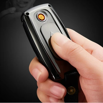 Multi-functional Electronic Cigarette Lighter Keyring Clock Hanging Part Watch with Light Cigarette USB Charging Lighter briquet
Multi-functional Electronic Cigarette Lighter Keyring Clock Hanging Part Watch with Light Cigarette USB Charging Lighter briquet
