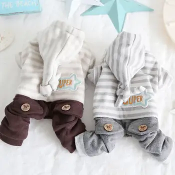 Striped Hat Pet Dog Clothes Winter Warm Dog Bathrobe Jumpsuits Dog Pajamas Coats Clothing For Dogs Cat Yorkie Maltese Chiwawa
Striped Hat Pet Dog Clothes Winter Warm Dog Bathrobe Jumpsuits Dog Pajamas Coats Clothing For Dogs Cat Yorkie Maltese Chiwawa