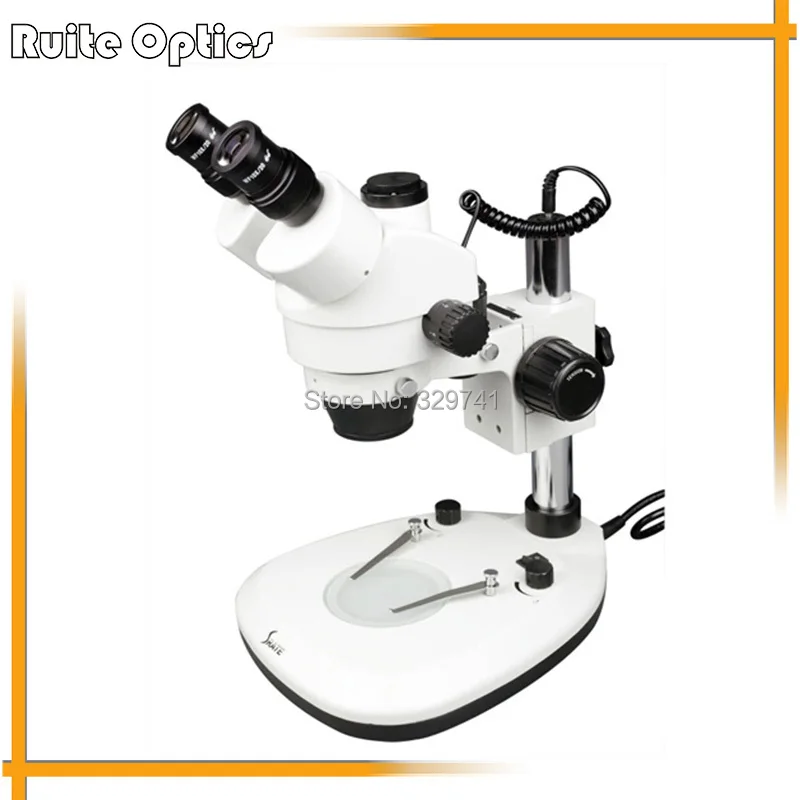 7X~45X Trinocular continuous Zoom Stereo Microscope with Reflected and Transmitted LED Illumination Independent Switch B2-D4
7X~45X Trinocular continuous Zoom Stereo Microscope with Reflected and Transmitted LED Illumination Independent Switch B2-D4