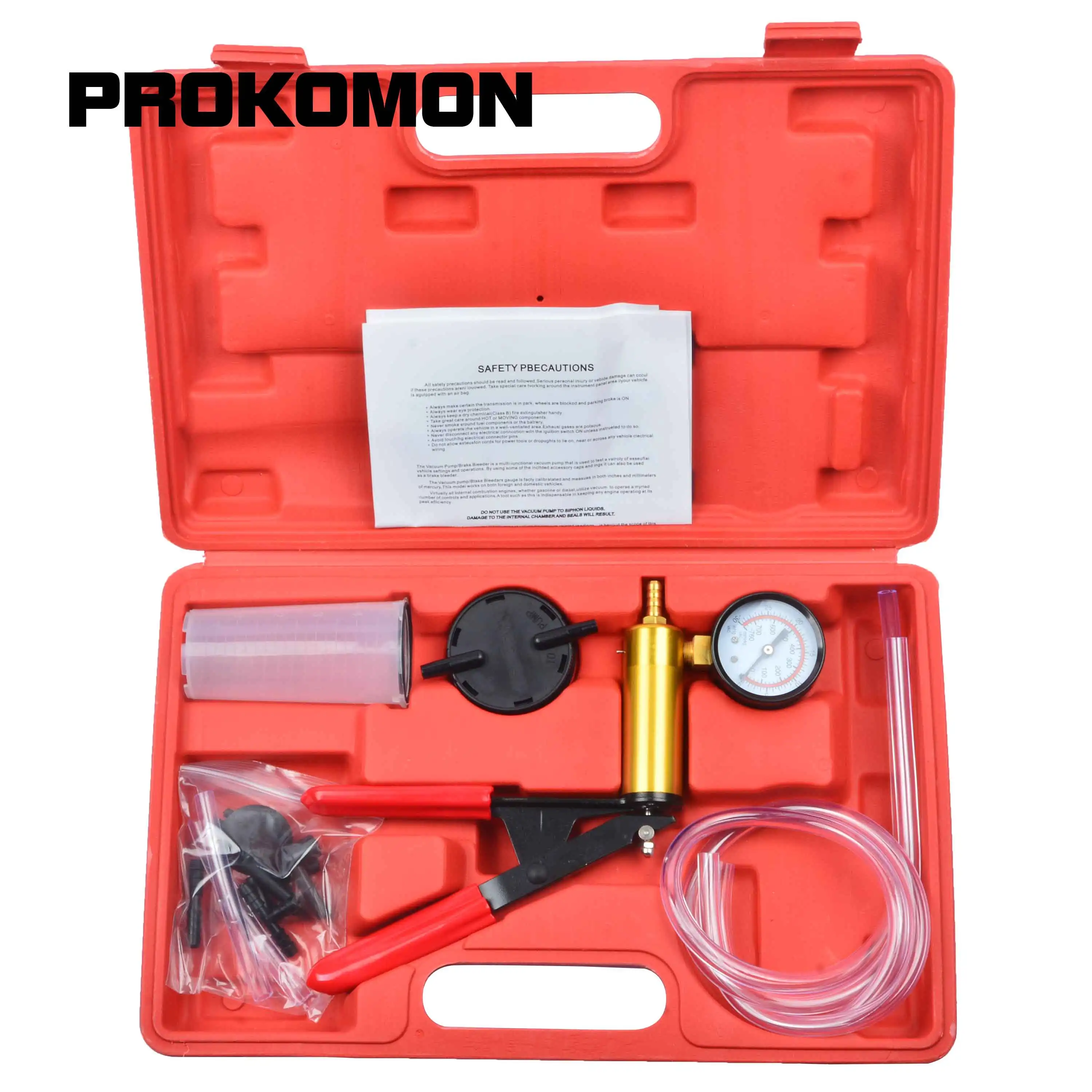 Hand Held Brake Bleeder Tester Set Bleed Kit Vacuum Pump Car Motorbike Bleeding
Hand Held Brake Bleeder Tester Set Bleed Kit Vacuum Pump Car Motorbike Bleeding