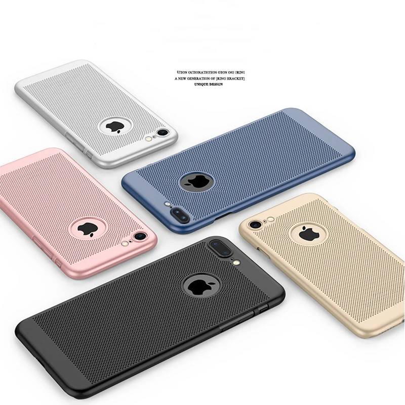 Ultra Slim Phone Case For iPhone XR XS MAX 7 8 6 6S Plus Hollow Heat Dissipation Cases Hard PC 5 5S SE Back Cover |