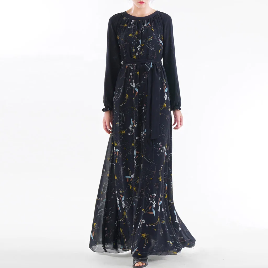 2019 Hot Dress Long Muslim Women Wear On Both Sides Dubai Abaya Maxi Dresses Islamic Clothing Floral Full Women Dress C30503
2019 Hot Dress Long Muslim Women Wear On Both Sides Dubai Abaya Maxi Dresses Islamic Clothing Floral Full Women Dress C30503