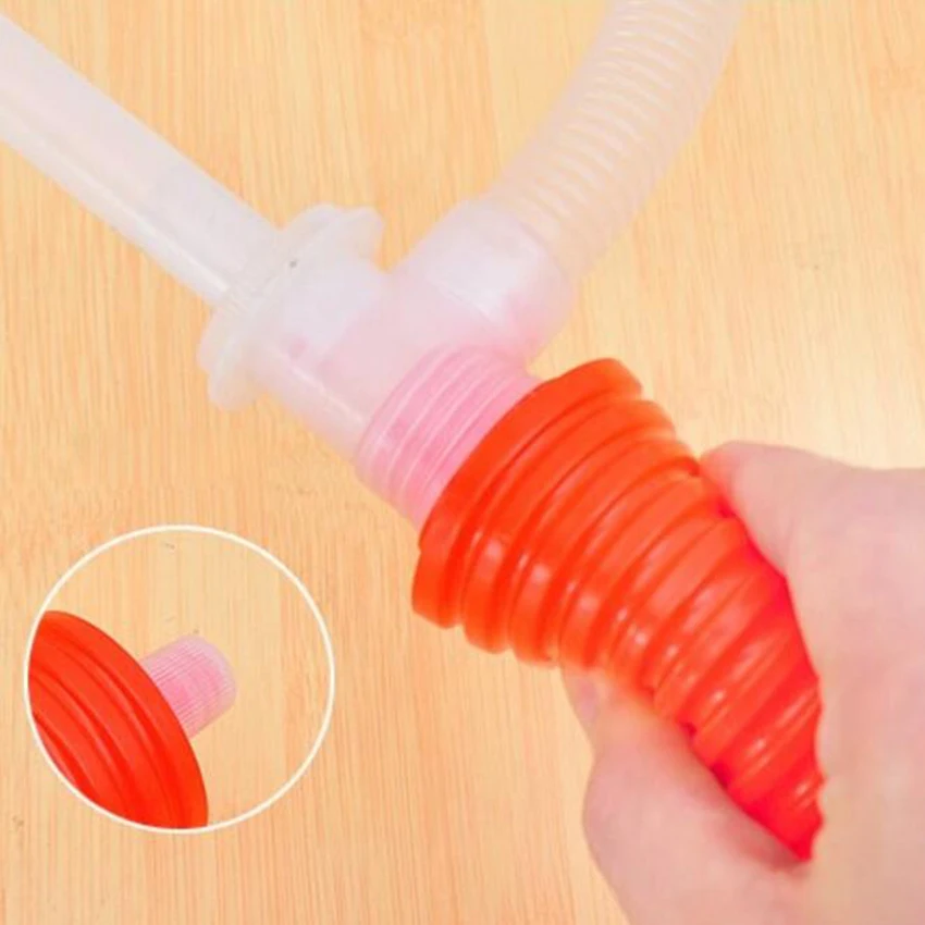 Description Picture 3 of itemHot sale Manual Hand Siphon Syphon Oil Water Petrol crude oil engine Fuel Liquid Transfer Pump Pipe 55cm