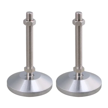 Carbon Steel 80mm Dia M12x100mm Thread Adjustable Joint Feet for Machine Furniture Feet Pad Max Load 3Ton Pack of 2
Carbon Steel 80mm Dia M12x100mm Thread Adjustable Joint Feet for Machine Furniture Feet Pad Max Load 3Ton Pack of 2