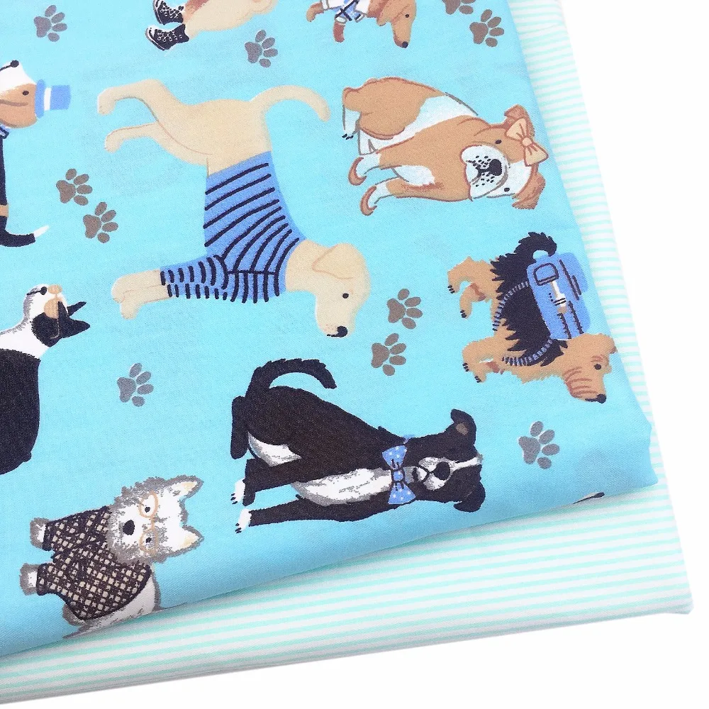 Blue Cartoon Pet Dogs Footprint Cotton Fabrit DIY Quilting Patchwork Tissue Cloth Handmade Sewing Baby Sheets Home Textile
Blue Cartoon Pet Dogs Footprint Cotton Fabrit DIY Quilting Patchwork Tissue Cloth Handmade Sewing Baby Sheets Home Textile