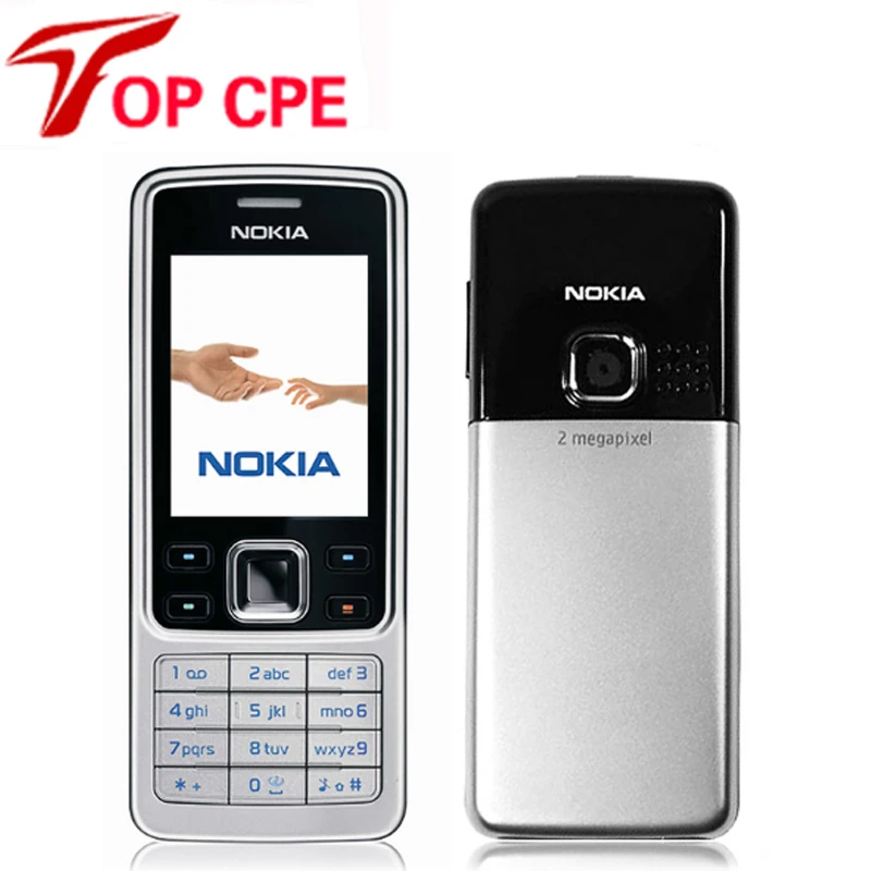 Восстановленный Оригинальный разблокированный Nokia 6300 5MP GSM с поддержкой русской и