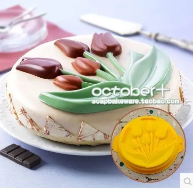 2016 New Style 1PCS tulip type Silicone cake mold Mousse Mould cooking Tools Baking Pan Tray big
2016 New Style 1PCS tulip type Silicone cake mold Mousse Mould cooking Tools Baking Pan Tray big