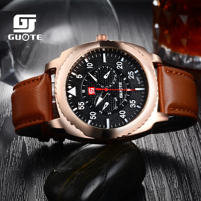 2020 GUOTE Watches Men Luxury Brand Quartz Watch Fashion Chronograph Sport Reloj Hombre Clock Male Hour relogio masculino saati
2020 GUOTE Watches Men Luxury Brand Quartz Watch Fashion Chronograph Sport Reloj Hombre Clock Male Hour relogio masculino saati