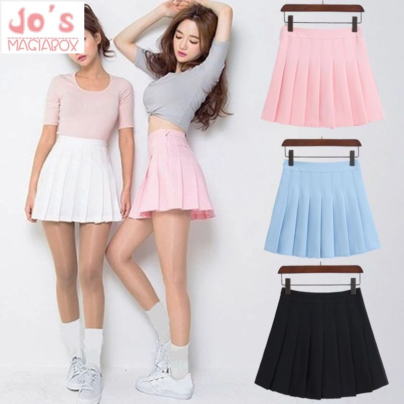 2019 New Spring high waist ball pleated skirts Harajuku Denim Skirts solid a-line sailor skirt Plus Size Japanese school uniform
2019 New Spring high waist ball pleated skirts Harajuku Denim Skirts solid a-line sailor skirt Plus Size Japanese school uniform