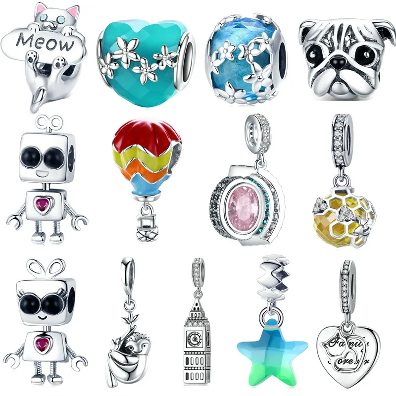 INBEAUT 100% 925 Sterling Silver Cute Animal Cat Dog Monkey Boy&Girl Robot Charm Beads fit Pandora Original Bracelet Christmas
INBEAUT 100% 925 Sterling Silver Cute Animal Cat Dog Monkey Boy&Girl Robot Charm Beads fit Pandora Original Bracelet Christmas