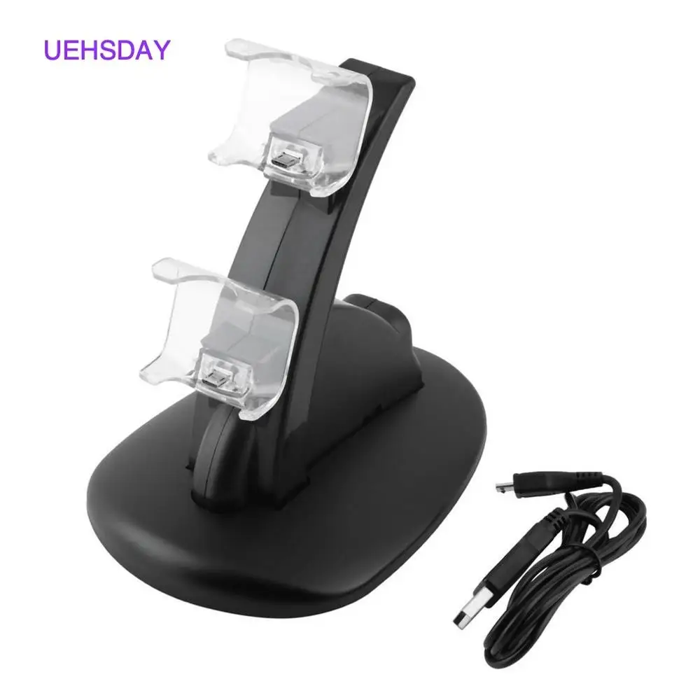 Controller Charger Dock LED Dual USB PS4 Charging Stand Station Cradle for Sony Playstation 4 PS4 / PS4 Pro /PS4 Slim Controller
Controller Charger Dock LED Dual USB PS4 Charging Stand Station Cradle for Sony Playstation 4 PS4 / PS4 Pro /PS4 Slim Controller