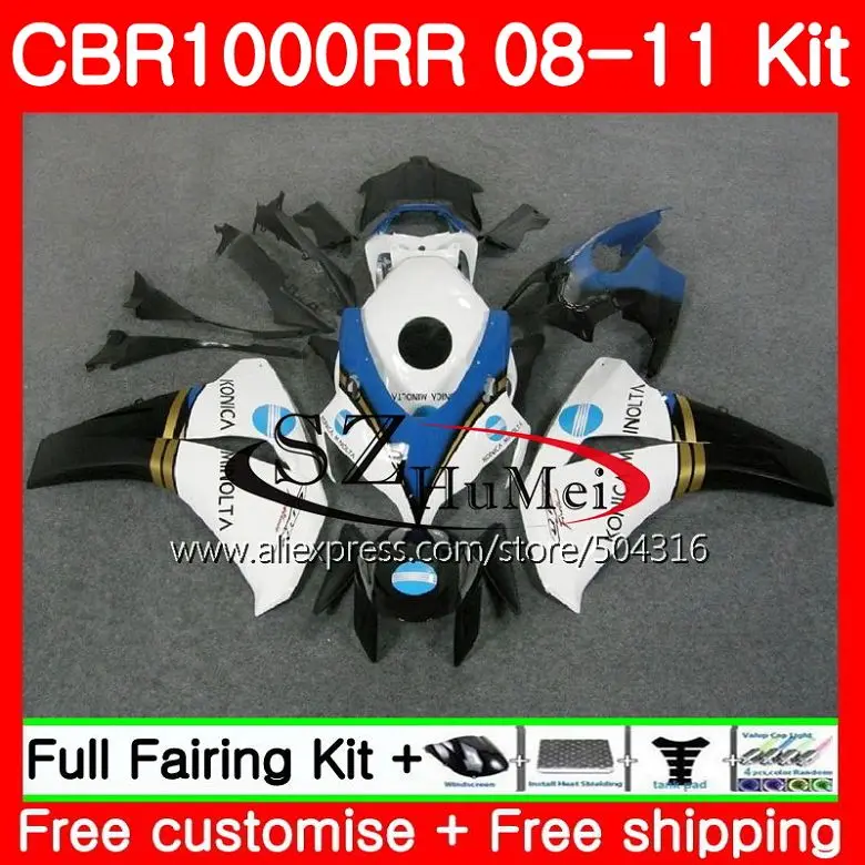 Bodys For HONDA CBR1000 RR KONICA blue CBR 1000 RR 08 11 59HS14 CBR1000RR 08 09 10 11 CBR 1000RR 2008 2009 2010 2011 Fairings
Bodys For HONDA CBR1000 RR KONICA blue CBR 1000 RR 08 11 59HS14 CBR1000RR 08 09 10 11 CBR 1000RR 2008 2009 2010 2011 Fairings