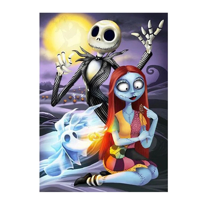 Diy Diamond Painting Resin square full diamond embroidery mosaic picture 5d cross stitch Jack Sally Skeletons needlework ZP-398
Diy Diamond Painting Resin square full diamond embroidery mosaic picture 5d cross stitch Jack Sally Skeletons needlework ZP-398