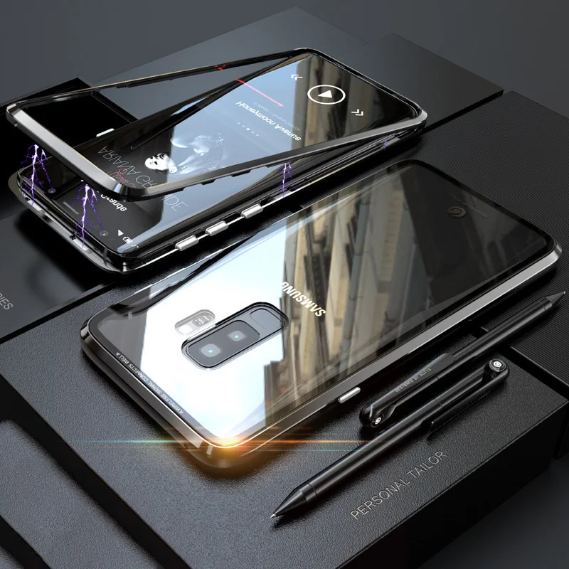 LYMOC Metal Magnetic Case for Samsung S8 9 10 Plus Shell Phone Cases for Note 8 9 M10 M20 Magneto Cases A30 A50 A70 A10 J8 2018
LYMOC Metal Magnetic Case for Samsung S8 9 10 Plus Shell Phone Cases for Note 8 9 M10 M20 Magneto Cases A30 A50 A70 A10 J8 2018