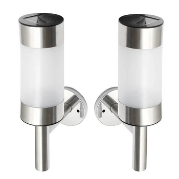 2PCS/set Stainless Steel LED Solar Power Wall Mount Light Outdoor Garden Yard Sensor Lamp
2PCS/set Stainless Steel LED Solar Power Wall Mount Light Outdoor Garden Yard Sensor Lamp