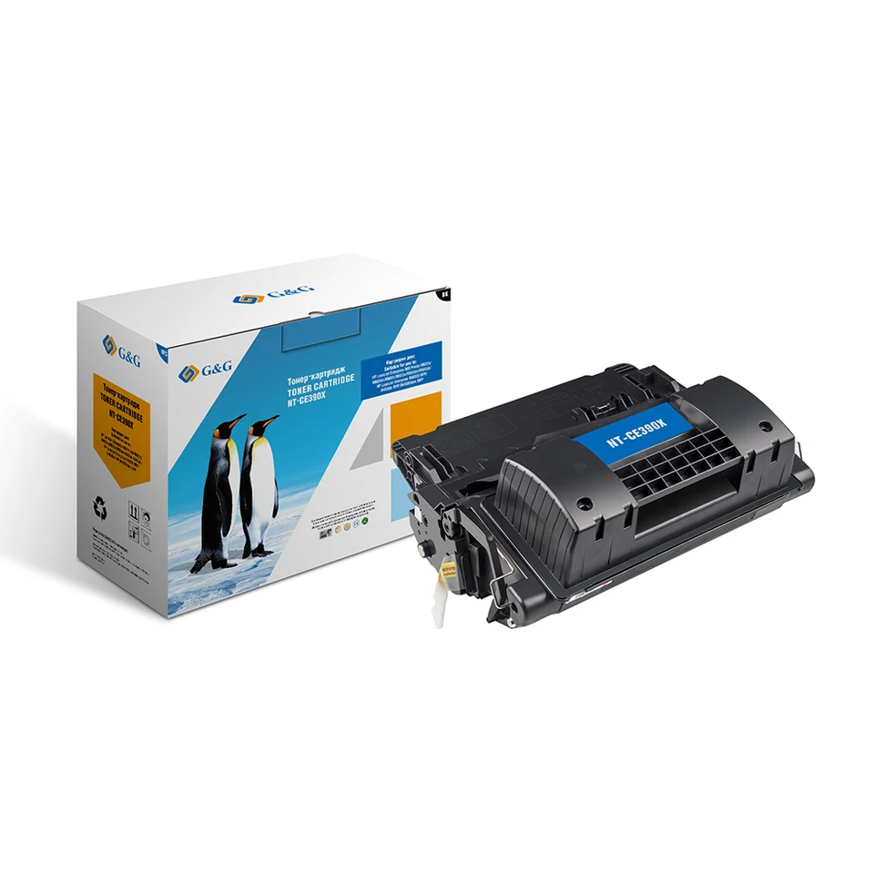 Тонер-картридж G&G NT-CE390X для HP LaserJet Enterprise 600 M602/603 M4555MFP (24000стр)
Тонер-картридж G&G NT-CE390X для HP LaserJet Enterprise 600 M602/603 M4555MFP (24000стр)