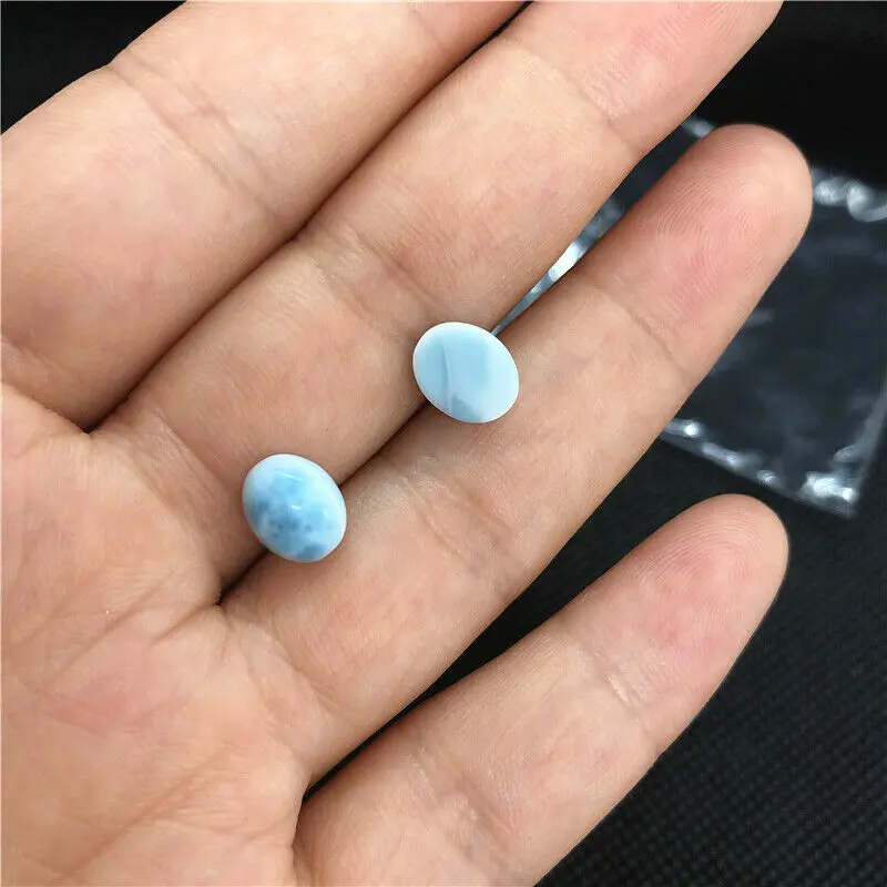 Drop Shipping 1PC Natural Larimar Crystal Gemstones Earring Ring DIY Materials Decoration Healing Crystals
Drop Shipping 1PC Natural Larimar Crystal Gemstones Earring Ring DIY Materials Decoration Healing Crystals