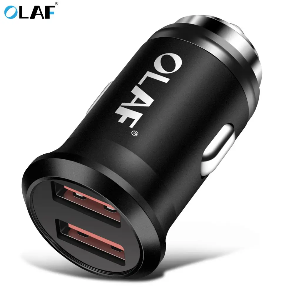OLAF Mini Car USB Charger For Phone Tablet GPS 3.1A Fast Charger Car-Charger Dual USB Car Mobile Phone Charger Adapter in Car
OLAF Mini Car USB Charger For Phone Tablet GPS 3.1A Fast Charger Car-Charger Dual USB Car Mobile Phone Charger Adapter in Car
