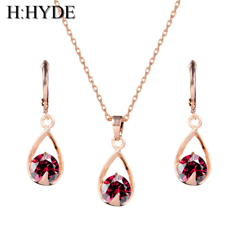 H:HYDE Amazing design Wedding/Bride jewelry Gold Color Women's/Girl's CZ Chain Necklace + Earrings Wedding Jewelry Sets Gifts
H:HYDE Amazing design Wedding/Bride jewelry Gold Color Women's/Girl's CZ Chain Necklace + Earrings Wedding Jewelry Sets Gifts