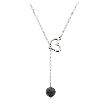 20pcs) Aromatherapy Essential Oil Perfume Diffuser Necklace Stainless Steel Chain Heart Lava Stone Bead Diffuser Necklace
20pcs) Aromatherapy Essential Oil Perfume Diffuser Necklace Stainless Steel Chain Heart Lava Stone Bead Diffuser Necklace