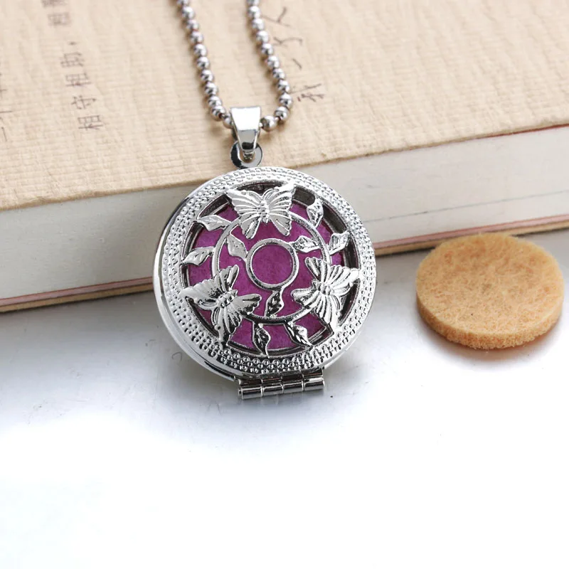 Butterflies Aroma Diffuser Necklace Open Lockets Pendant Perfume Essential Oil Aroma therapy Locket Necklace With Pads 040815
Butterflies Aroma Diffuser Necklace Open Lockets Pendant Perfume Essential Oil Aroma therapy Locket Necklace With Pads 040815