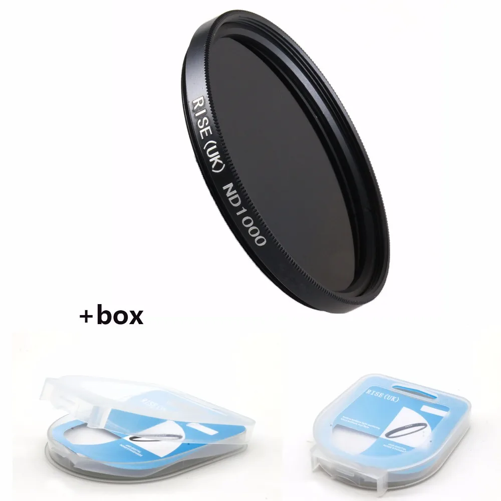 RISE(UK)49/52/55/62/67/72/ 77mmNeutral density ND1000 filter for Canon nikon EOS 1100D 700D 650D 1100 D700D D5200 Digital Camera
RISE(UK)49/52/55/62/67/72/ 77mmNeutral density ND1000 filter for Canon nikon EOS 1100D 700D 650D 1100 D700D D5200 Digital Camera
