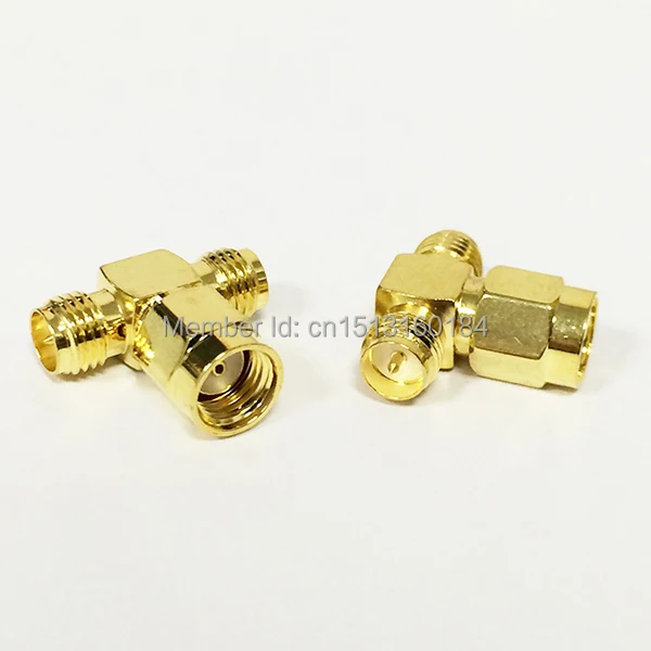 1pc RP-SMA Male Plug to 2 RP-SMA Female Jack Connector RF Coax Adapter Modem Convertor Triple T type goldplated NEW wholesale
1pc RP-SMA Male Plug to 2 RP-SMA Female Jack Connector RF Coax Adapter Modem Convertor Triple T type goldplated NEW wholesale