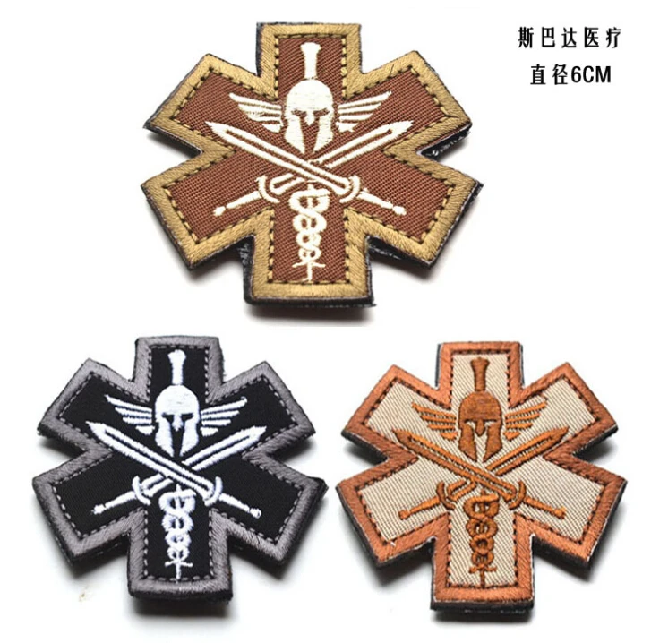 Embroidery Sparta Patch Hook Medical Tactical Badge Military Combat Armband Army Brassard
Embroidery Sparta Patch Hook Medical Tactical Badge Military Combat Armband Army Brassard