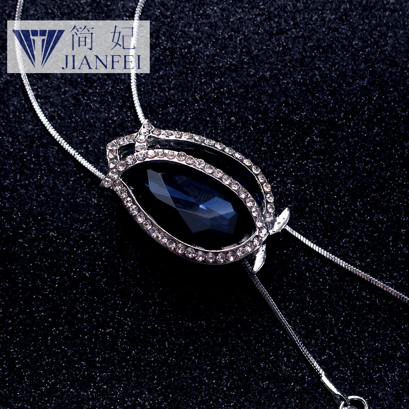 Blue Tulip Shape Fashion elegant sweater chain long crystal snow pendant water drop accessories long decoration necklace1
Blue Tulip Shape Fashion elegant sweater chain long crystal snow pendant water drop accessories long decoration necklace1