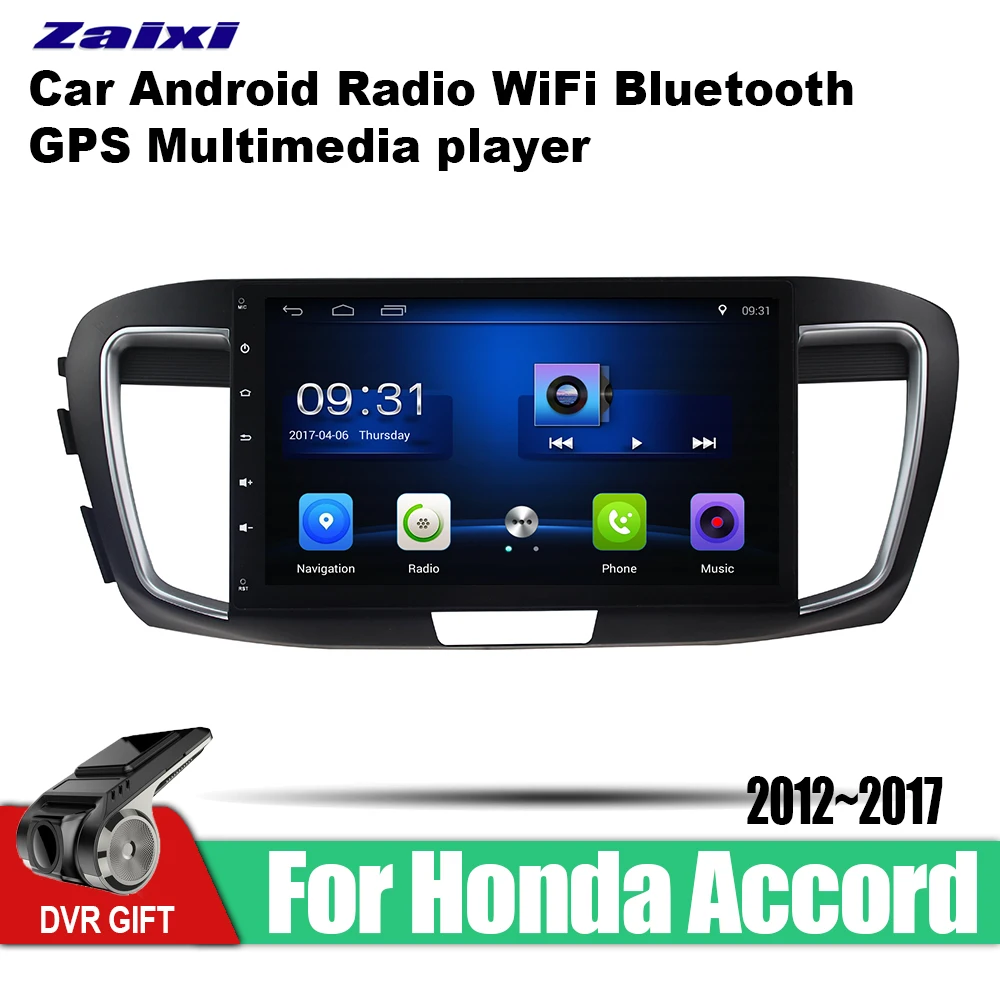 ZaiXi car gps multimedia player For Honda Accord 2012~2017 car Android navigation raido video audio player stereo audio wifi
ZaiXi car gps multimedia player For Honda Accord 2012~2017 car Android navigation raido video audio player stereo audio wifi