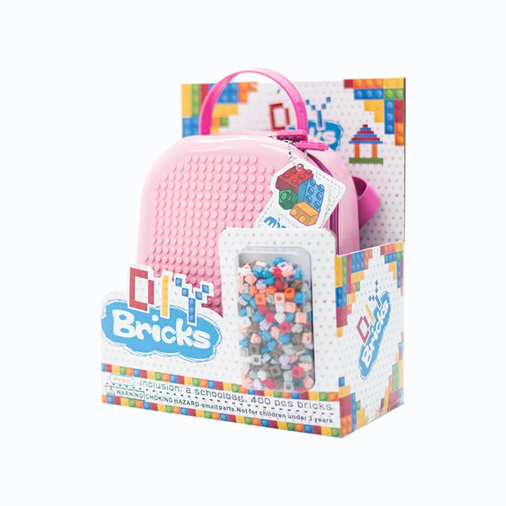 Kids Backpack Small Granule Building Toys Rainbow Model PVC Educational Assembling Block Toy Shoulder Bag Dots Base Plate
Kids Backpack Small Granule Building Toys Rainbow Model PVC Educational Assembling Block Toy Shoulder Bag Dots Base Plate
